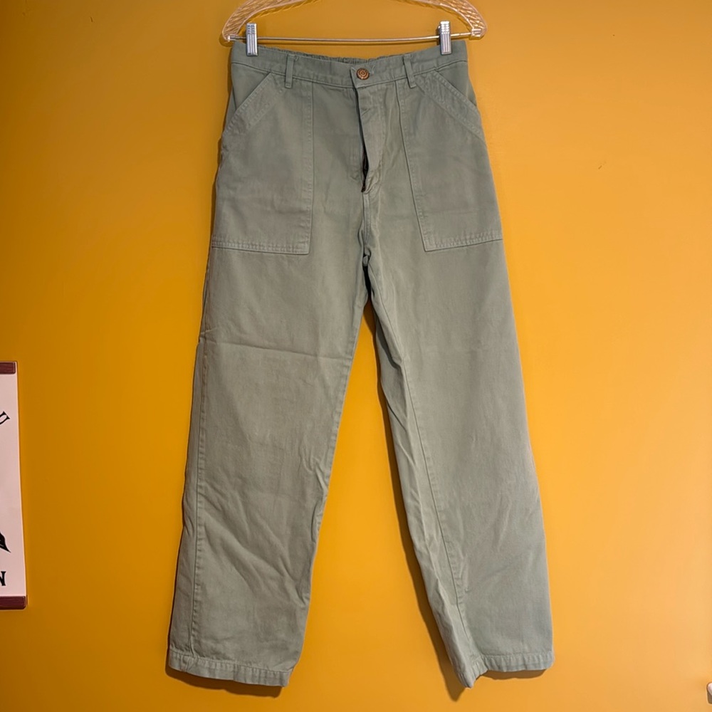 Big Bud Press Medium Long Sage Green Work Pants